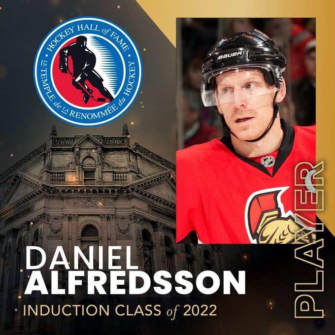 Sens great Daniel Alfredsson will have to wait on Hockey Hall of Fame